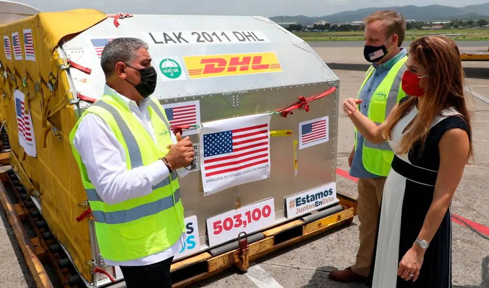 Los países latinoamericanos que más dosis han recibido hasta el momento por parte de Estados Unidos son Colombia (6 millones), Guatemala (4,5 millones) y México (4,04 millones). Foto: EFE