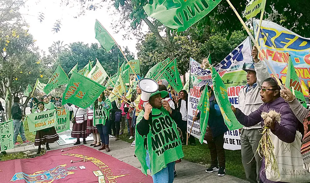 Ausencia. La licencia social es una figura no obligatoria que está en campo de las empresas. Hasta el momento, Southern no logra aceptación de comunidades. Foto: La República Ausencia. La licencia social es una figura no obligatoria que está en campo de las empresas. Hasta el momento, Southern no logra aceptación de comunidades. Foto: La República
