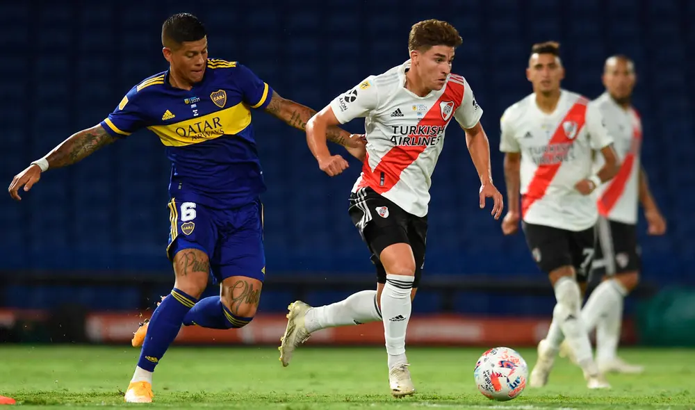 El partido Boca Juniors vs. River Plate define el pase a cuartos de final de la Copa Argentina 2021. Foto: AFP