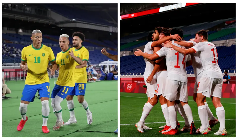 Brasil intentará mantenerse en la cima del torneo como en 2016 pero España ansía retornar a la gloria del Barcelona 1992. Foto: EFE