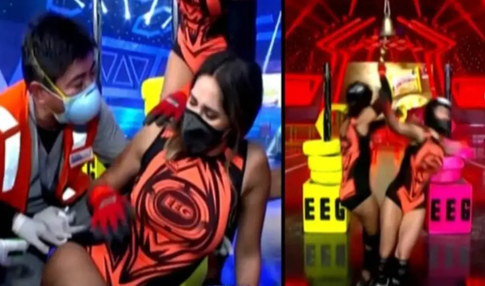 La joven preocupó a todos los que estaban en el programa. Foto: captura América Tv