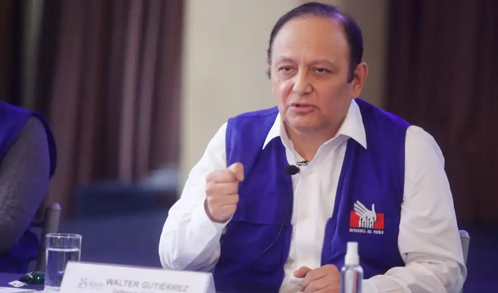 Walter Gutiérrez indicó que pidió una reunión con el mandatario Pedro Castillo y con la titular del Parlamento, María del Carmen Alva. Foto: Carlos Felix/La República
