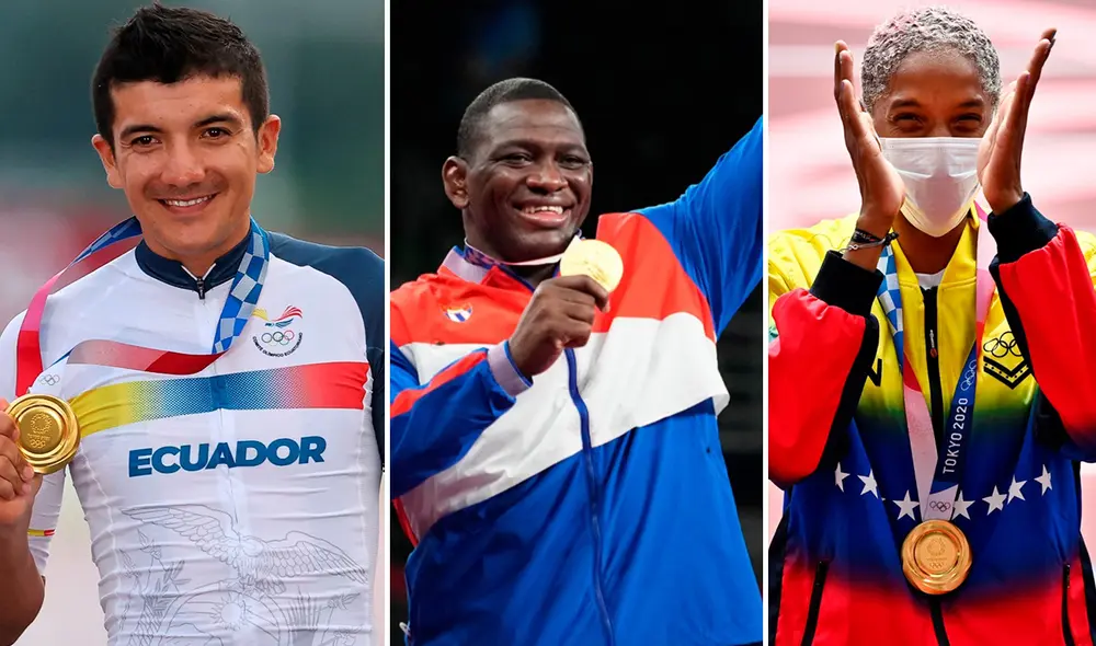 Ecuador, Cuba y Venezuela son algunos de los países con medallas de oro en estos Juegos Olímpicos. Foto: composición/EFE