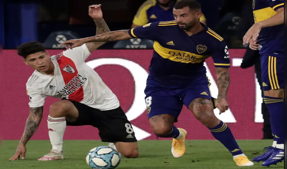 River intentará aprovechar la mala racha de Boca Juniors, quien ya cuenta con la inclusión de Advíncula y otros refuerzos. Foto: EFE