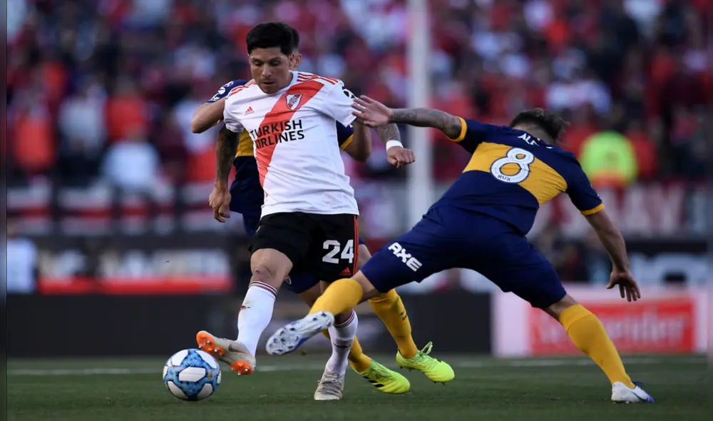 Boca Juniors vs. River Plate se enfrentan en una edición más del superclásico argentino por la Copa Argentina. Foto: EFE