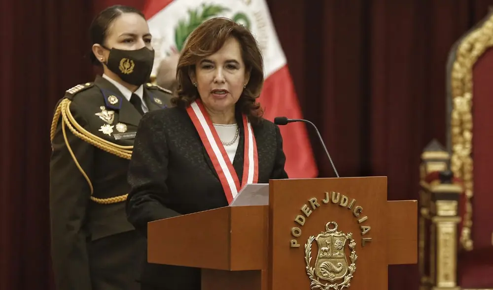 Barrios asumió la presidencia del Poder Judicial el último 4 de enero. Foto: Antonio Melgarejo/La República