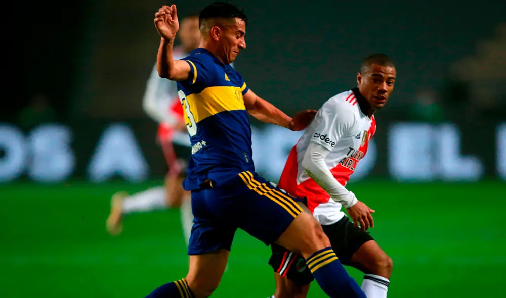 Boca Juniors y River Plate se fueron al descanso empatados a cero. Foto: EFE Boca Juniors y River Plate se fueron al descanso empatados a cero. Foto: EFE
