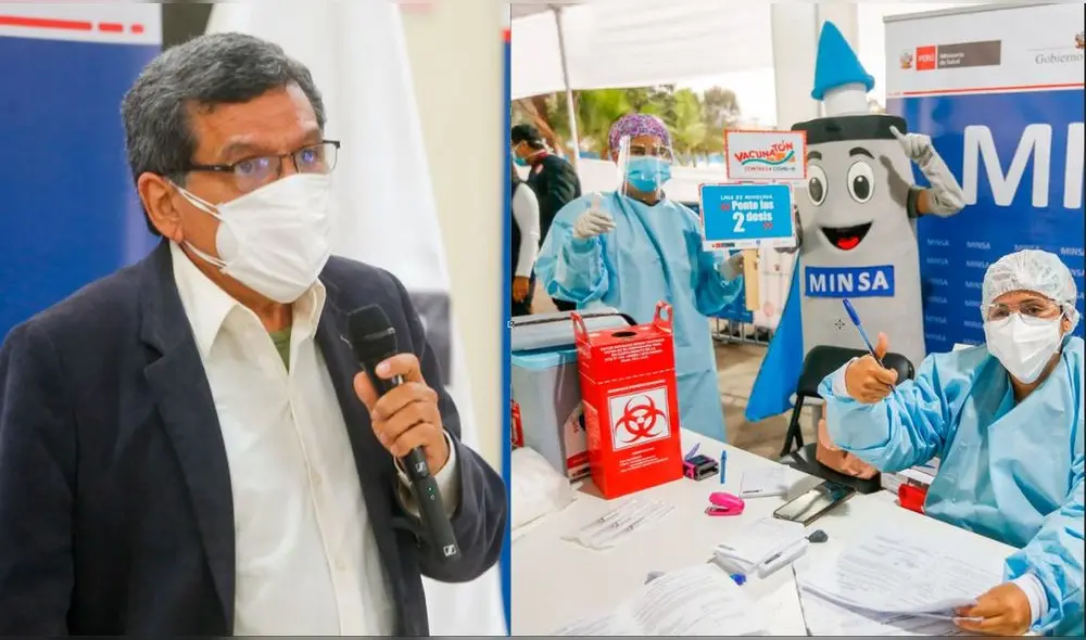 Cevallos pidió a la población que no caigan en desinformación en torno a vacuna de Sinopharm. Foto: Minsa Cevallos pidió a la población que no caigan en desinformación en torno a vacuna de Sinopharm. Foto: Minsa