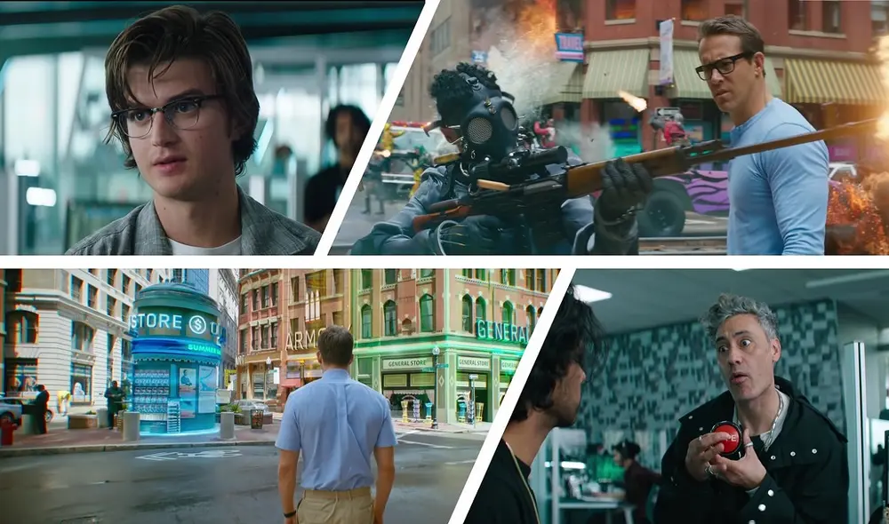 Free Guy sigue a un cajero de banco que descubre que en realidad es un jugador en videojuego. Foto: composición/20th Century Fox