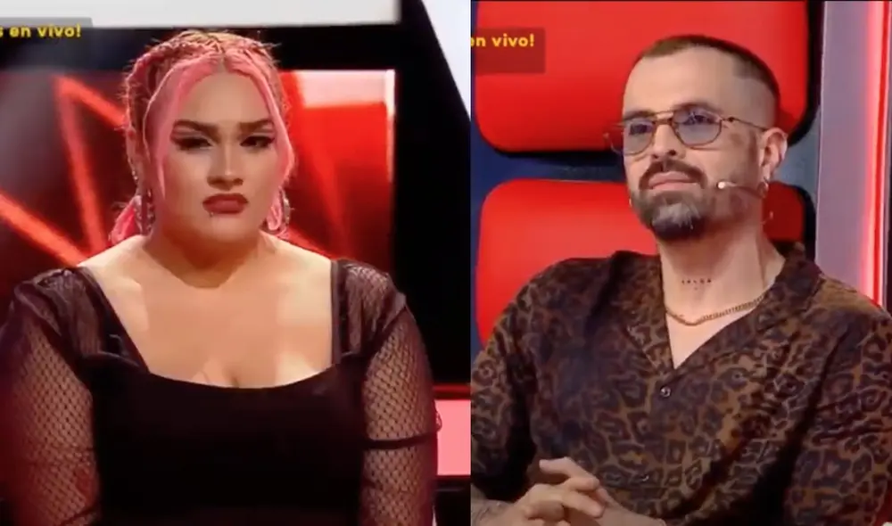 El cantante colombiano halagó la presentación de Joaquina Carrutero tras interpretar "I have nothing". Foto: captura de Latina