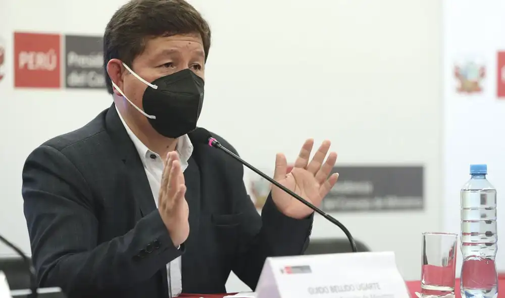 Bellido dio su primer conferencia como primer ministro este miércoles. Foto: Andina