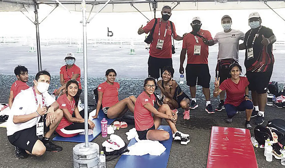 Con todo. Hoy (2:30 a.m.) compitieron los marchistas César Rodríguez y Henry Campos. Foto: Federación Peruana de Atletismo