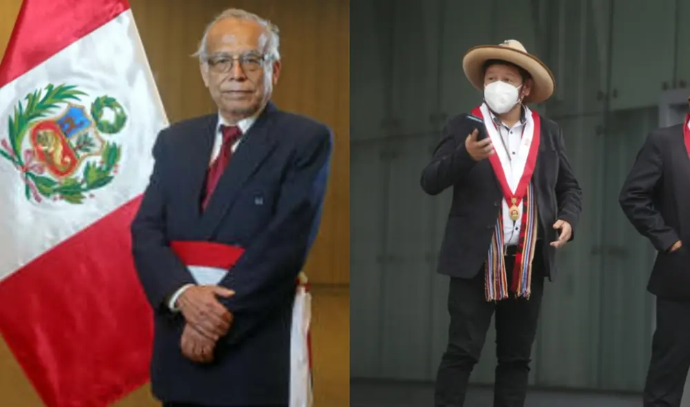 Aníbal Torres consideró que rectificación de Guido Bellido fue clave en su decisión. Foto: Composición GLR. Aníbal Torres consideró que rectificación de Guido Bellido fue clave en su decisión. Foto: Composición GLR.