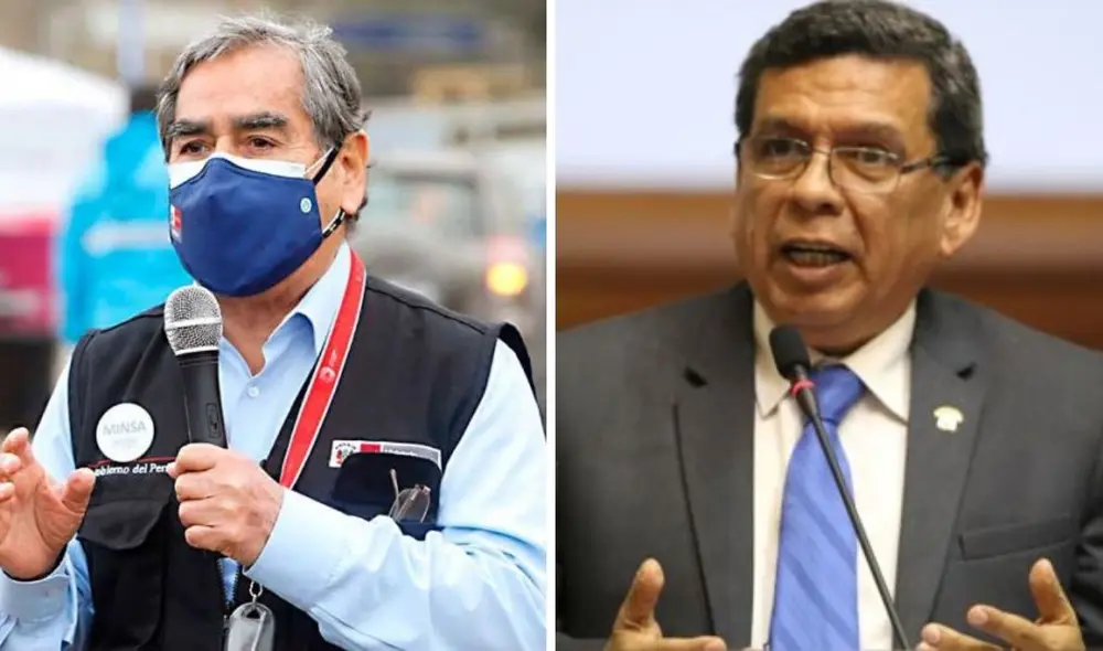 Hernando Cevallos sucedió a Óscar Ugarte como ministro de Salud. Foto: composición La República Hernando Cevallos sucedió a Óscar Ugarte como ministro de Salud. Foto: composición La República