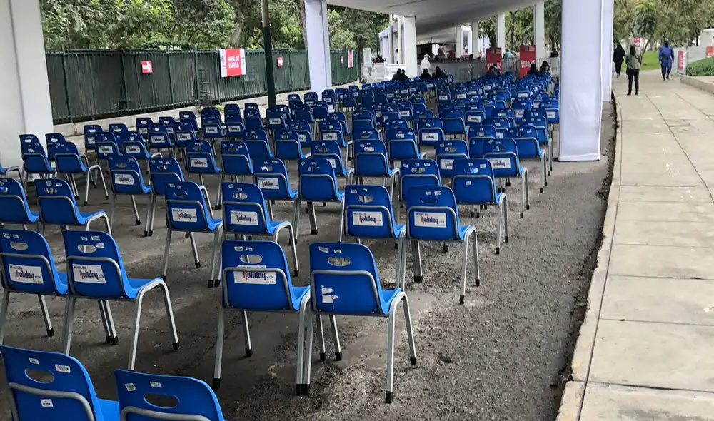 Vacunatorios lucen vacíos pese a la jornada de inmunización contra la COVID-19. Foto: @NoValePicarse/Twitter Vacunatorios lucen vacíos pese a la jornada de inmunización contra la COVID-19. Foto: @NoValePicarse/Twitter