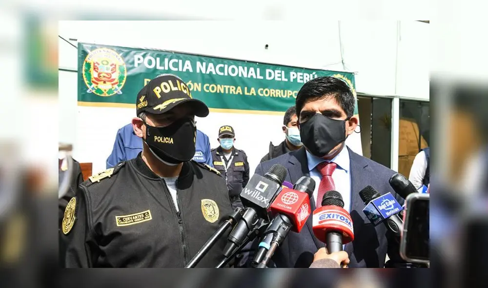 Juan Carrasco supervisó operativo policial. Foto: El Peruano