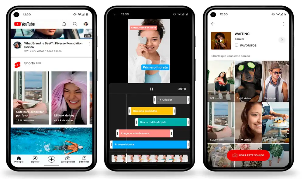 La plataforma tecnológica impulsará la creación de videos cortos a través de su herramienta YouTube Shorts. Foto: Xataka