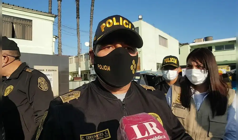 César Cervantes aseguró que su institución es la encargada de impartir seguridad en la capital. Foto: Grace Mora/URPI-LR César Cervantes aseguró que su institución es la encargada de impartir seguridad en la capital. Foto: Grace Mora/URPI-LR