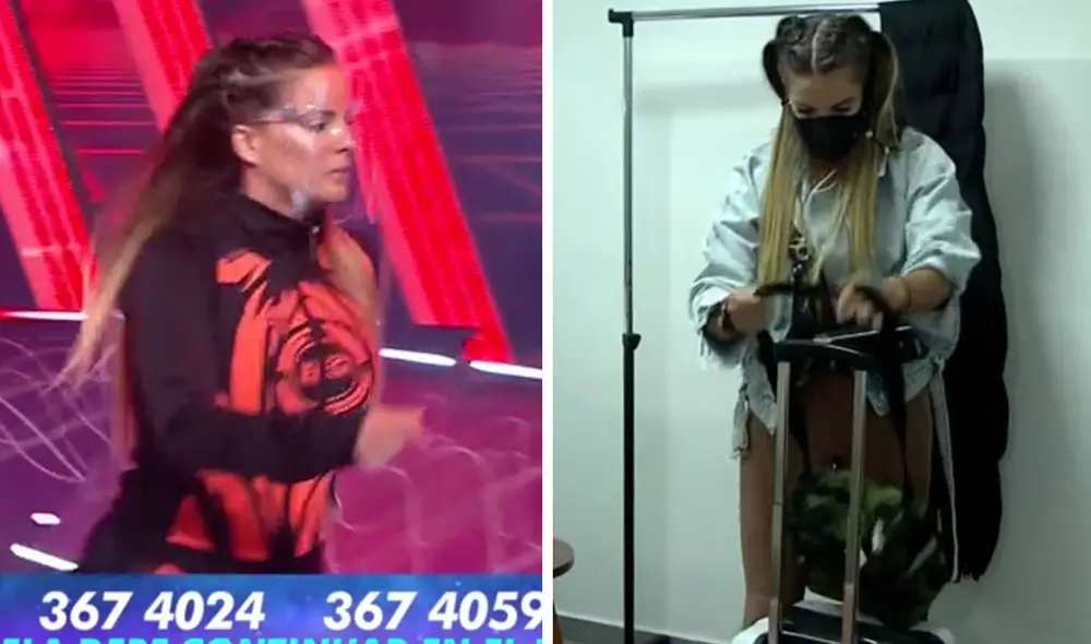 Alejandra Baigorria abandonó el set de EEG ante la sorpresa de sus compañeros. Foto: captura América TV