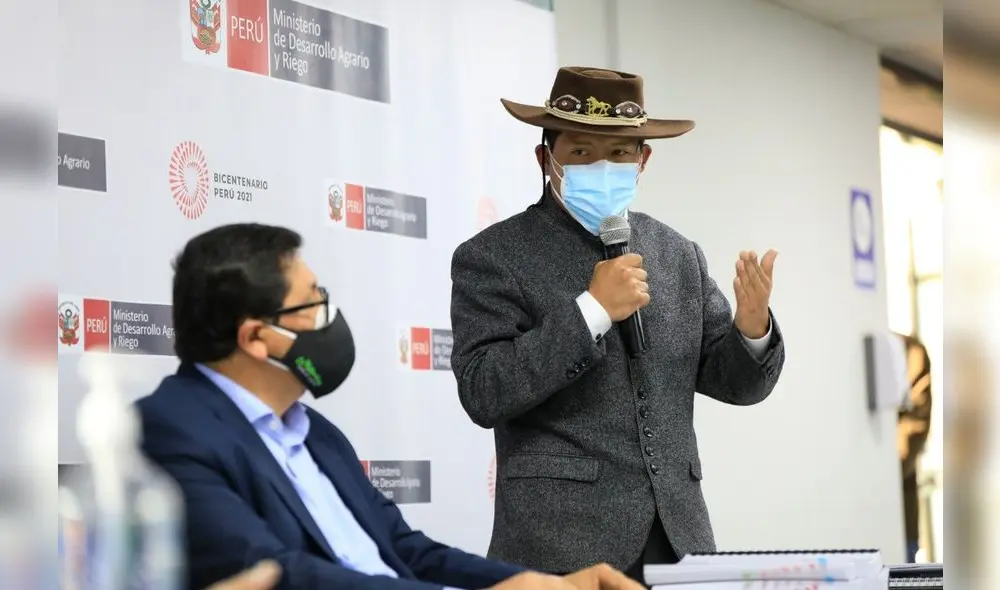 Victor Maita, ministro de Desarrollo Agrario y Riego. Foto: Midagri