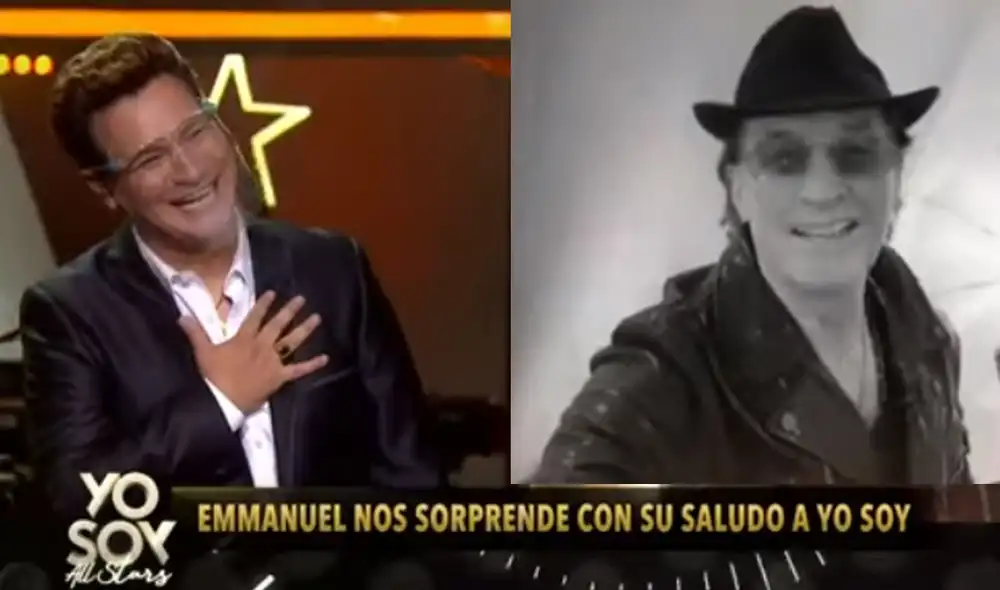 El imitador peruano confesó que ya había tenido la oportunidad de conocer en persona al verdadero Emmanuel. Foto: captura de Yo soy Chile / YouTube