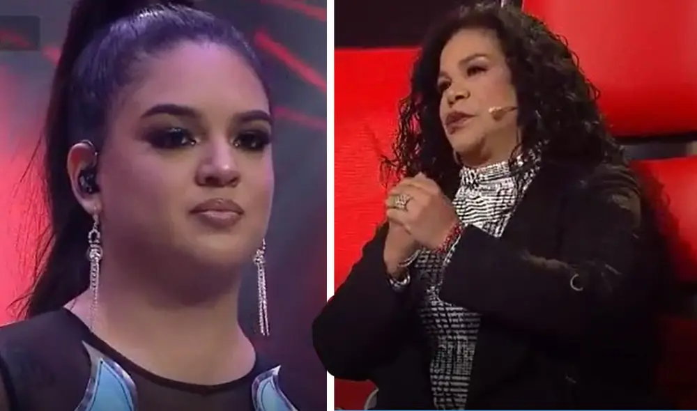 Eva Ayllón aconsejó a la participante qué hacer en caso le falle el retorno. Foto: captura de La voz Perú / Latina