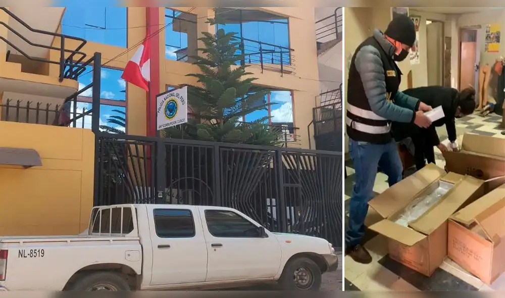 Cusco. Policía realizó intervención y halló diversos productos que serían del Ministerio de Salud. Foto: PNP Cusco. Policía realizó intervención y halló diversos productos que serían del Ministerio de Salud. Foto: PNP