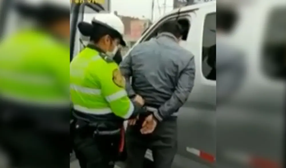 Personas fueron llevados a la comisaría más cercana. Foto: captura de Latina