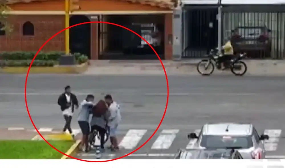 Ciclistas piden mayor resguardo en la zona. Foto: captura de video