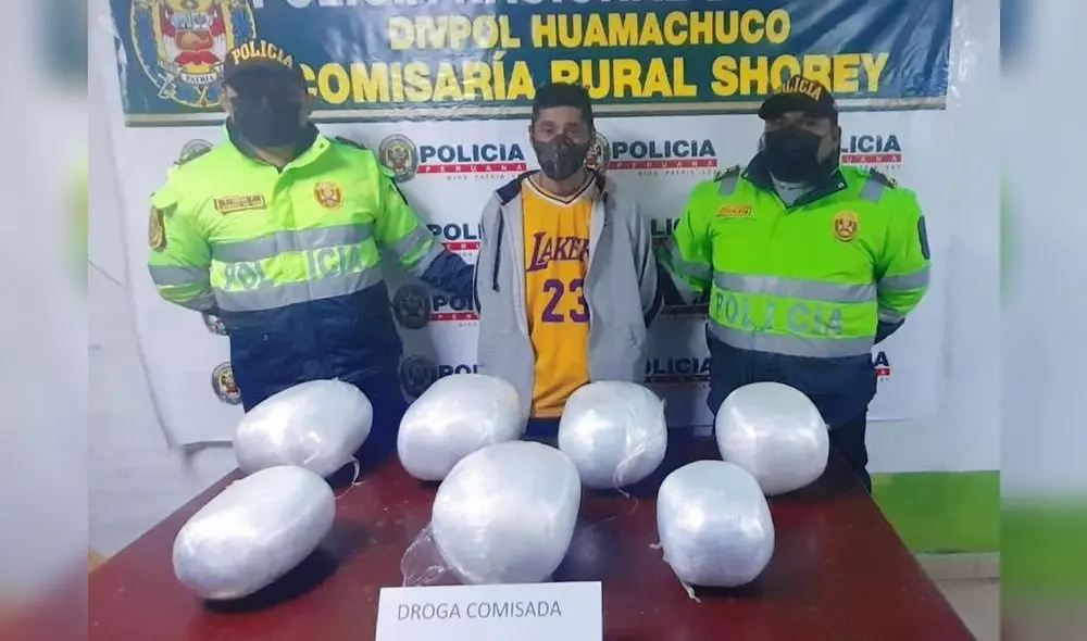 Detenido fue trasladado al complejo policial de San Andrés de la ciudad de Trujillo, Foto: PNP