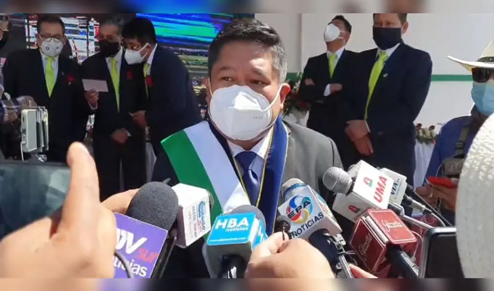 Pobladores cuestionan la labor del alcalde de Paucarpata, José Supo. Foto: captura video