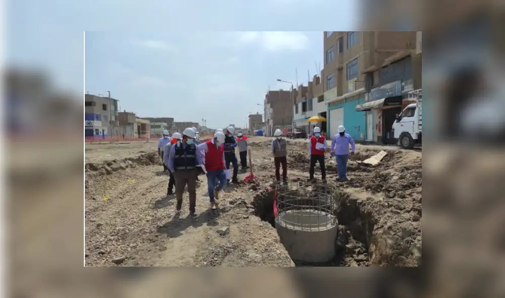 El equipo de control supervisó los trabajos en José Leonardo Ortiz. Foto: Contraloría