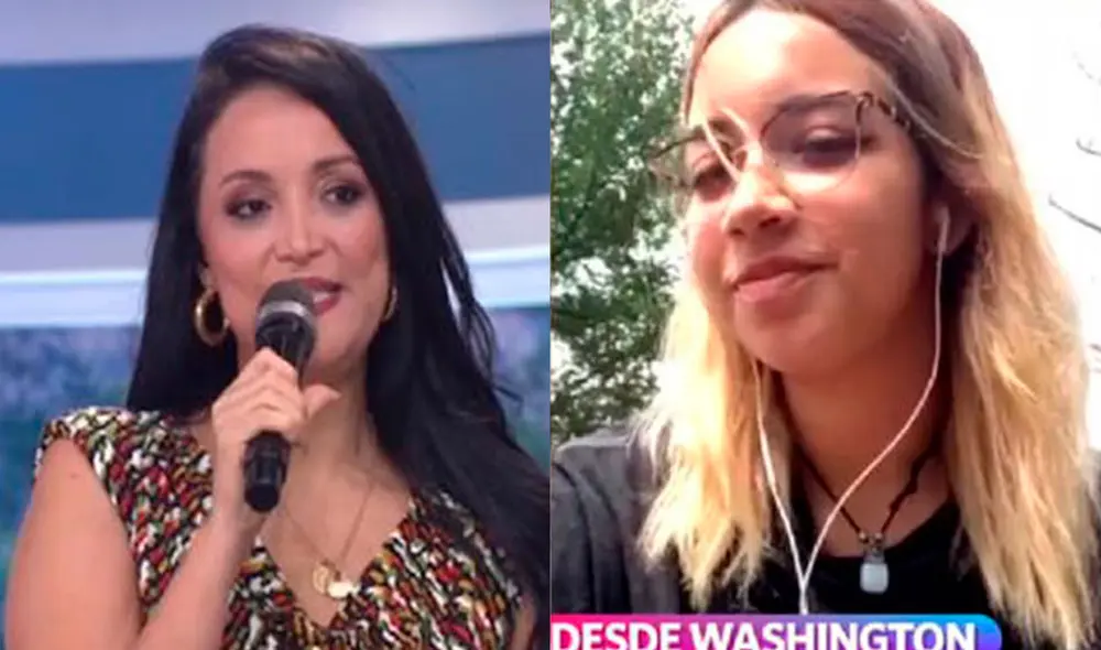 La actriz cómica se despidió de su hija y expresó todo su apoyo en las decisiones que viene tomando. Foto: captura/América TV La actriz cómica se despidió de su hija y expresó todo su apoyo en las decisiones que viene tomando. Foto: captura/América TV