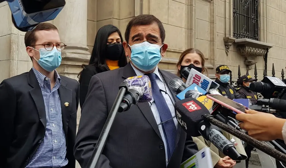 La bancada de Avanza País se reunió este viernes con el presidente del Consejo de Ministros, Guido Bellido. Foto: Gianella Aguirre/URPI-LR La bancada de Avanza País se reunió este viernes con el presidente del Consejo de Ministros, Guido Bellido. Foto: Gianella Aguirre/URPI-LR