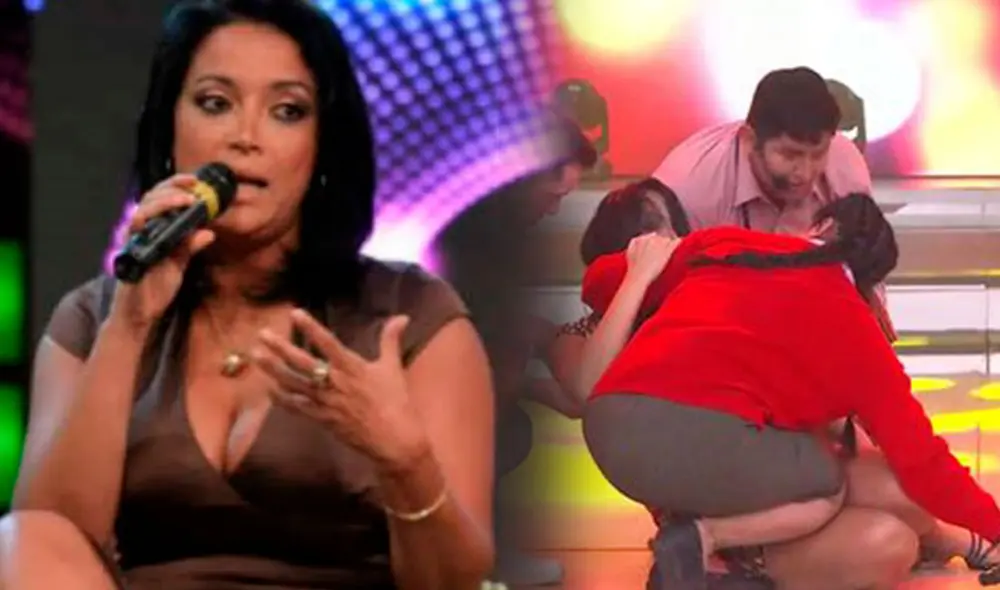 La actriz precisó que fueron dos veces que perdió la conciencia. Foto: captura/América TV