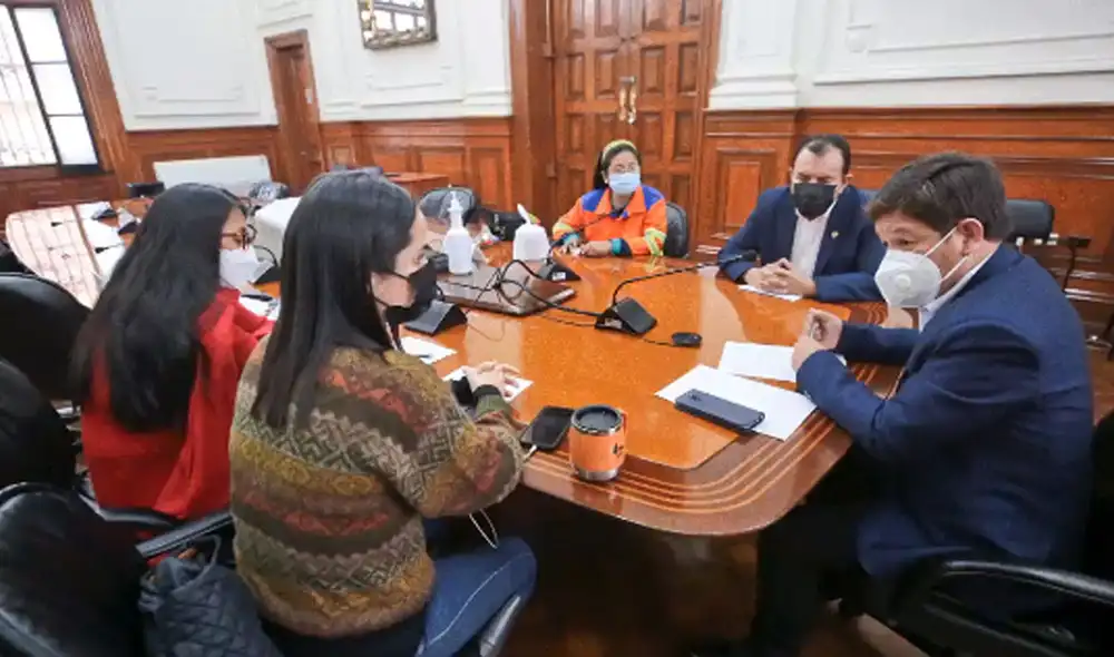 Guido Bellido se reunió con la bancada de Juntos por el Perú el último 3 de agosto. Foto: PCM Guido Bellido se reunió con la bancada de Juntos por el Perú el último 3 de agosto. Foto: PCM