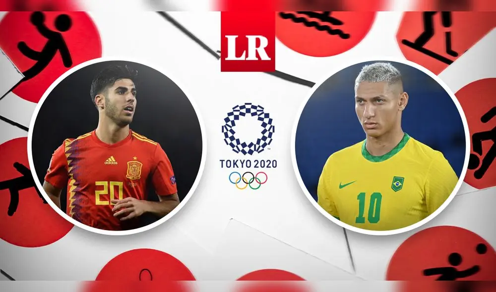 España y Brasil chocarán por la medalla de oro del fútbol masculino en Tokio 2020. Foto: composición La República