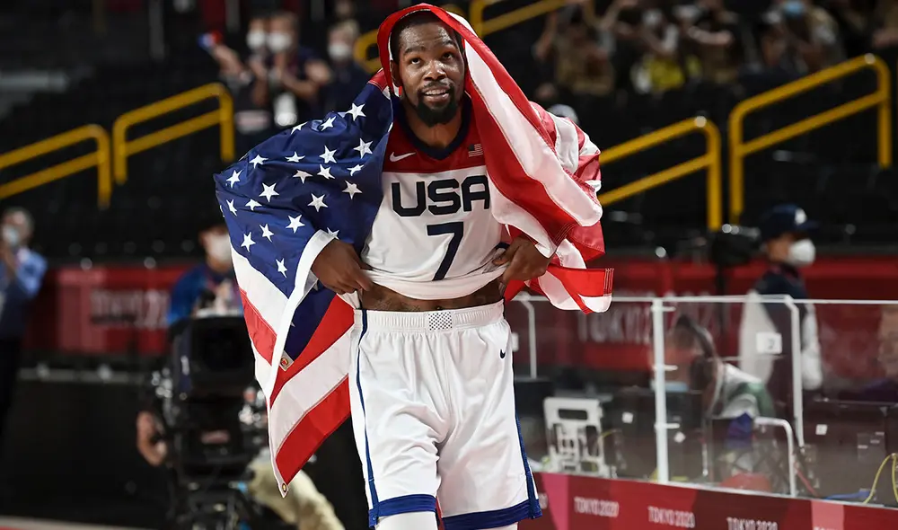 Estados Unidos venció a Francia en la final de baloncesto y otra vez ganó el oro. Foto: AFP Estados Unidos venció a Francia en la final de baloncesto y otra vez ganó el oro. Foto: AFP