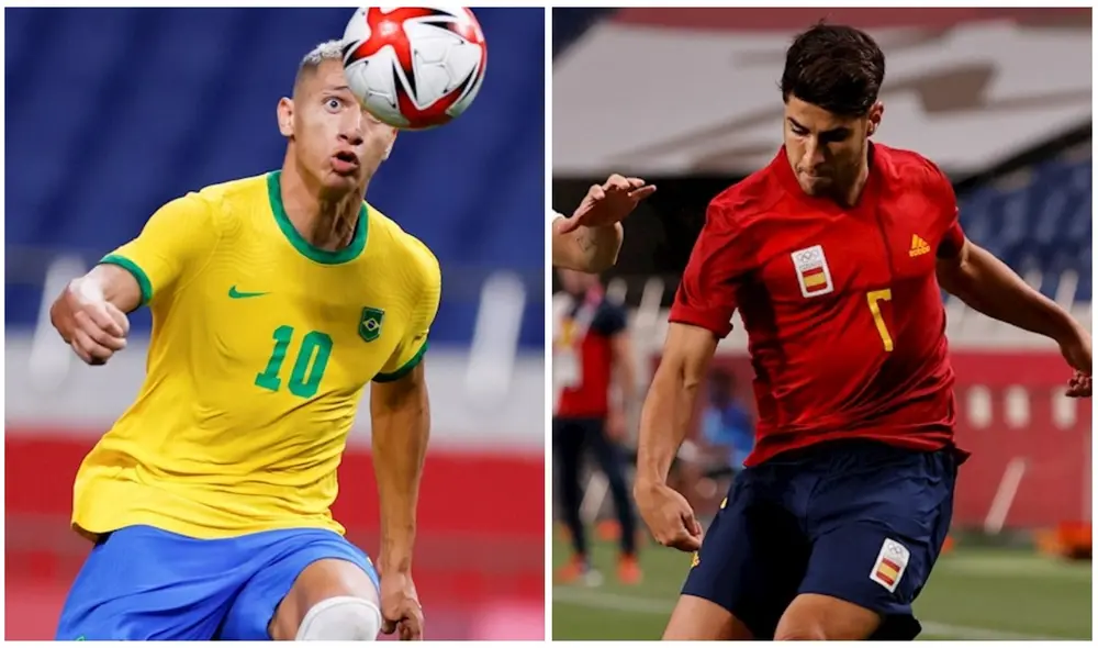 Brasil vs. España, la final de fútbol masculino en los Juegos Olímpicos, será el partido más atractivo de la fecha. Foto: EFE
