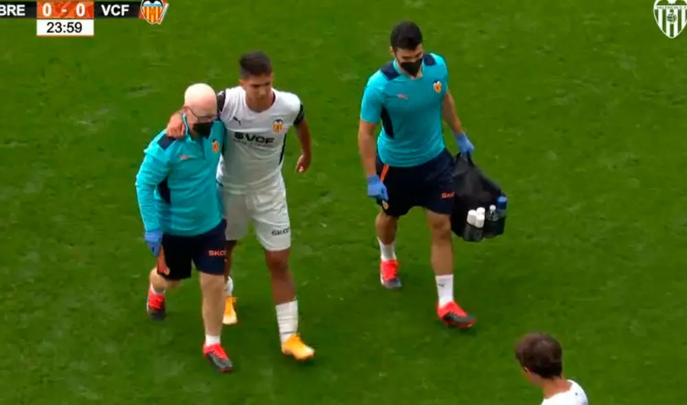 Burlamaqui llegó esta temporada al Valencia CF procedente de Espanyol. Foto: captura Valencia Media