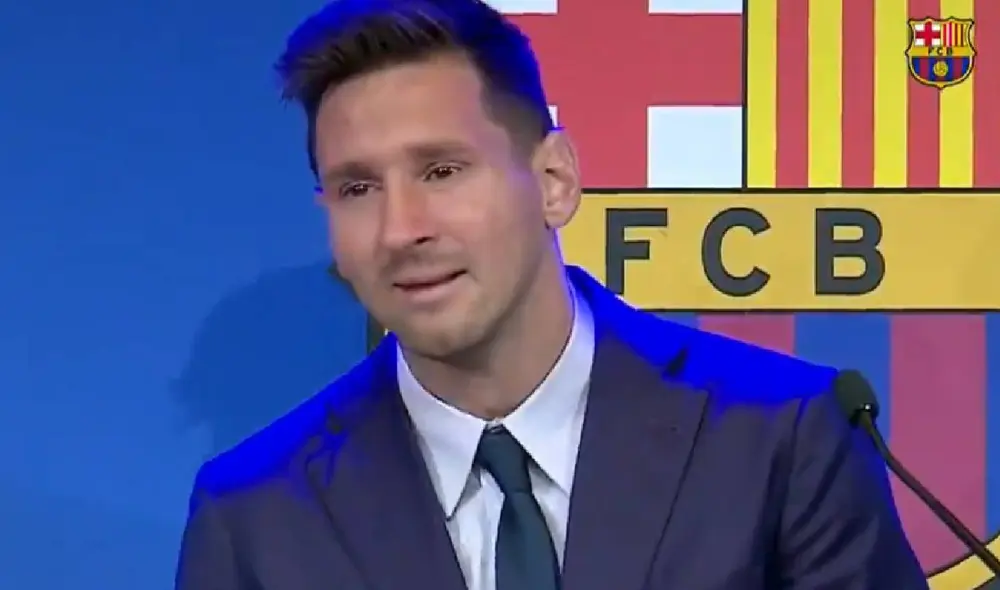 Lionel Messi brindó sus últimas palabras en el Camp Nou. Foto: Barca TV