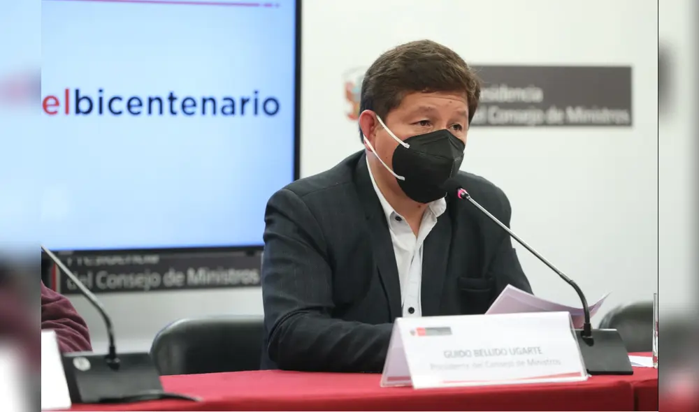 Primer ministro, Guido Bellido, indicó que la pandemia puso de manifiesto el fracaso de la actual Constitución. Foto: GLR Primer ministro, Guido Bellido, indicó que la pandemia puso de manifiesto el fracaso de la actual Constitución. Foto: GLR