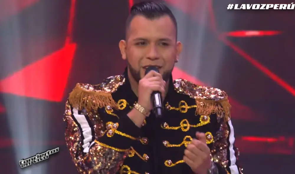 Joseph Buitrón agradece a los entrenadores por la oportunidad de ser parte de La voz Perú. Foto: captura de Latina