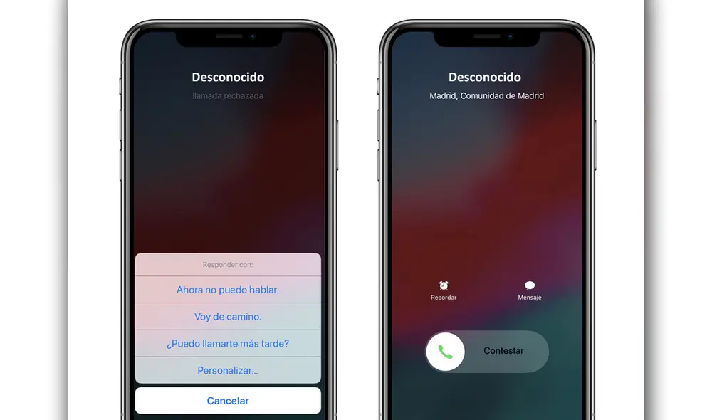 Cómo rechazar llamadas con mensajes de respuesta automática. Foto: La República