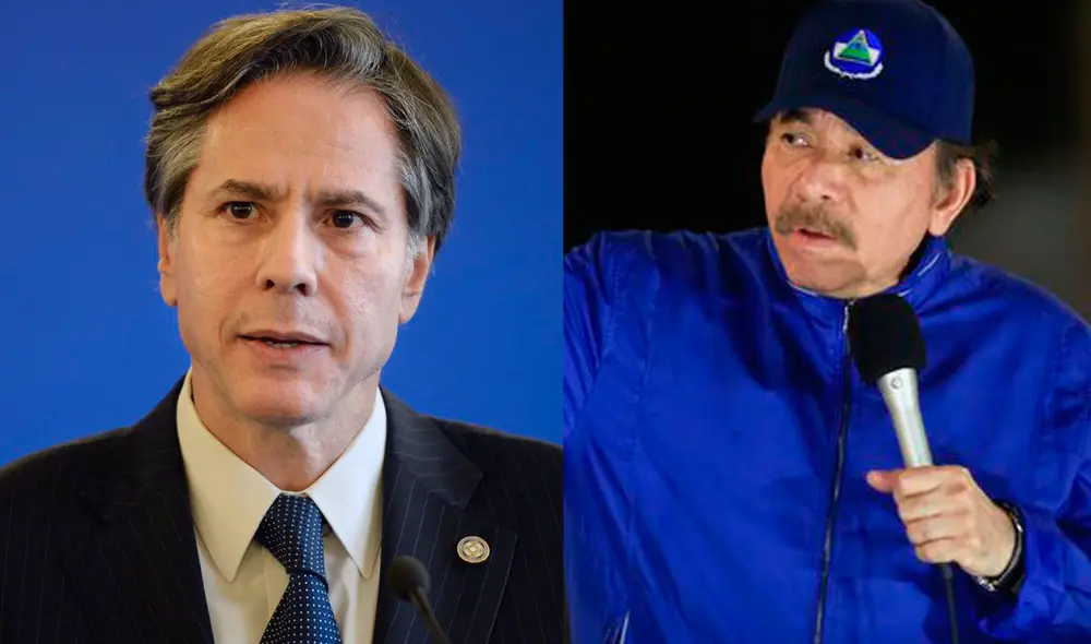 El secretario de Estado, Antony J. Blinken, sostiene que las acciones de Daniel Ortega privan al pueblo de Nicaragua de elegir con libertad. Foto: difusión