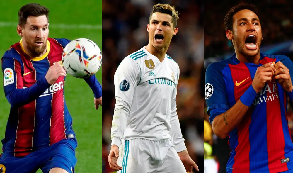 Lionel Messi, Cristiano Ronaldo y Neymar son algunas de las figuras que ya no están en LaLiga. Foto: composición/AFP/EFE Lionel Messi, Cristiano Ronaldo y Neymar son algunas de las figuras que ya no están en LaLiga. Foto: composición/AFP/EFE
