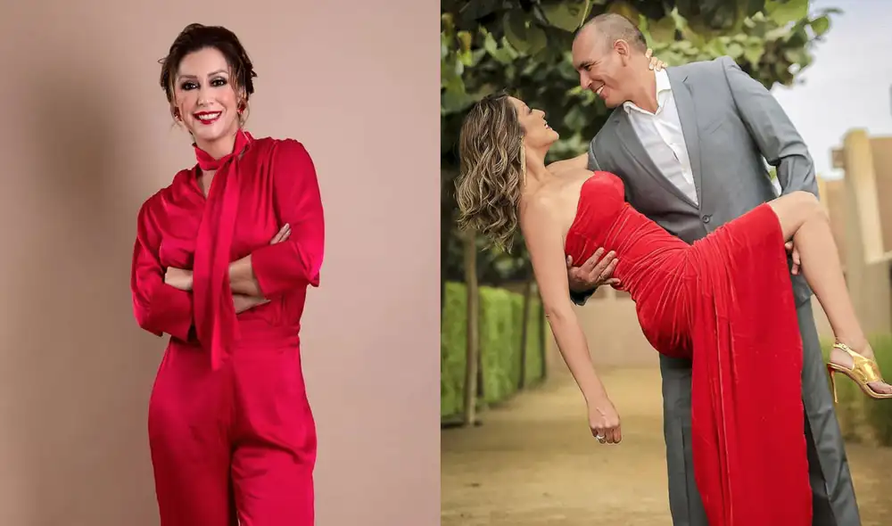 “Gracias amor mío por estar a mi lado", le dijo a su esposo la figura de Latina. Foto: Instagram / Karla Tarazona