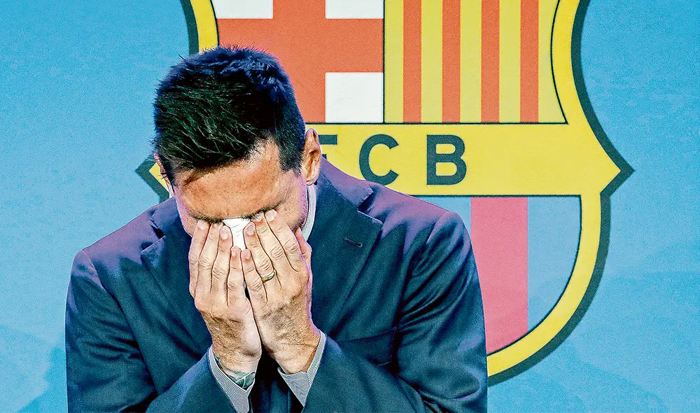 Una melancólica 'Pulga' reveló que había aceptado una reducción del 50% de su salario para quedarse en el Barca. Foto: difusión Una melancólica 'Pulga' reveló que había aceptado una reducción del 50% de su salario para quedarse en el Barca. Foto: difusión