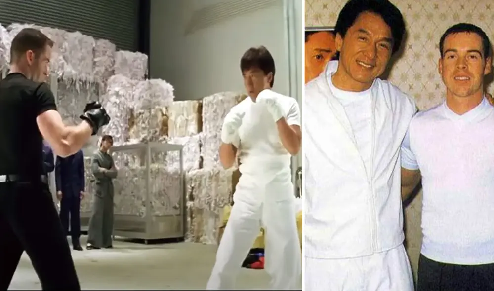 Brad Allan y Jackie Chan en Peligro en Hong Kong. Foto: composición / La República