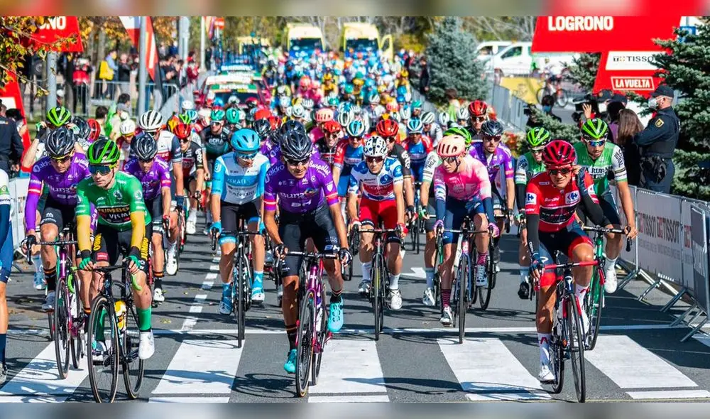 La Vuelta a España 2021 iniciará este 14 de septiembre, en Burgos. Foto: AFP